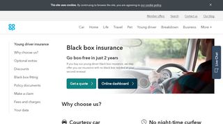 
                            6. Dashboard : Young Driver Insurance | Co-op Insurance