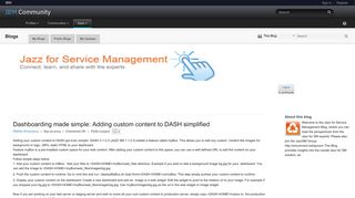 
                            3. Dashboarding made simple: Adding custom content to DASH ... - IBM