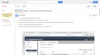 
                            2. Dashbuilder - Postgres - Jboss AS Authentication White Screen ...