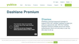 
                            10. Dashlane Premium | Yubico