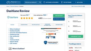 
                            13. Dashlane Reviews: Overview, Pricing and Features