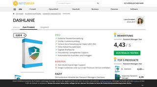 
                            5. Dashlane Test - Netzsieger