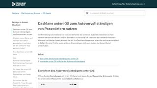 
                            5. Dashlane unter iOS 12 zum automatischen Ausfüllen nutzen – Dashlane