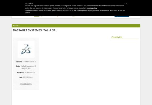 
                            11. DASSAULT SYSTEMES ITALIA SRL | - Assintel