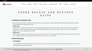 
                            2. 【Data Backup and Restore】 - Huawei Support - Huawei ...