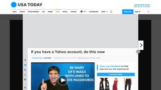 
                            11. Data breach Yahoo: If you have a Yahoo mail account ... - USA Today