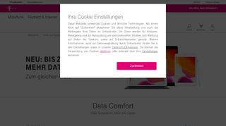 
                            12. Data Comfort - Surfen mit Tablet & Laptop | Telekom