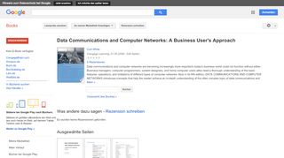 
                            6. Data Communications and Computer Networks: A Business User's Approach