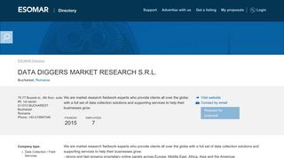 
                            7. Data Diggers Market Research S.R.L. – Market Research Company in ...