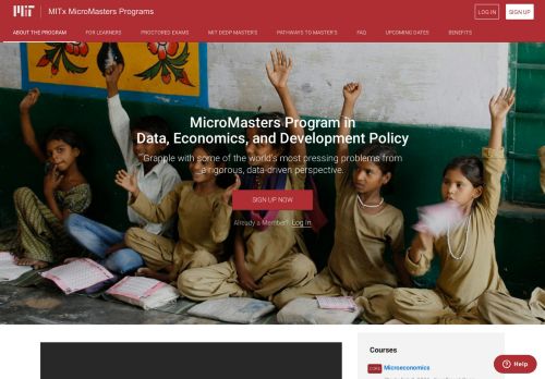 
                            6. Data, Economics, and Development Policy MicroMasters