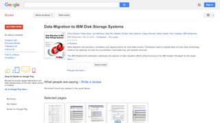 
                            6. Data Migration to IBM Disk Storage Systems - Google Books Result
