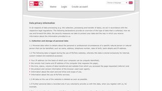 
                            12. Data privacy information - MyTelio.nl