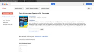 
                            8. Data-Warehouse-Systeme für Dummies - Google Books-Ergebnisseite