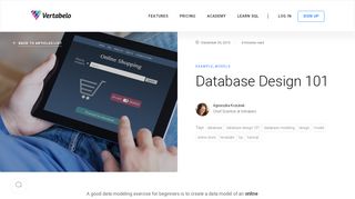 
                            1. Database Design 101: Create a Database Model for an Online Store