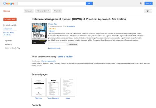 
                            8. Database Management System (DBMS): A Practical ...