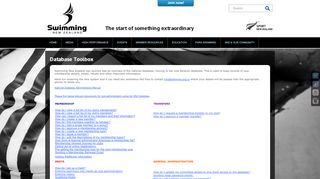 
                            11. Database Toolbox - Swimming NZ