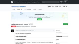
                            9. database wont open! · Issue #313 · keepassxreboot/keepassxc · GitHub