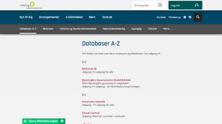 
                            11. Databaser A-Z | Viborg Bibliotekerne