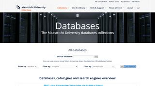 
                            3. Databases - Online Library | Maastricht University
