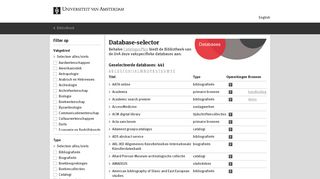 
                            5. Databases UvA - Universiteit van Amsterdam