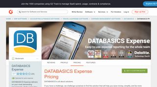 
                            12. DATABASICS Expense Pricing 2019 | G2 Crowd