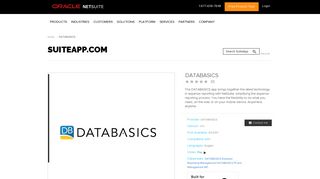 
                            7. DATABASICS - SuiteApp.com