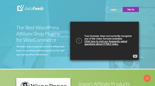 
                            5. Datafeedr – WordPress Affiliate Plugin for WooCommerce