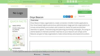 
                            10. Datafloq: Onyx Beacon | Datafloq Profile