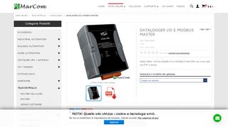 
                            10. Datalogger I/O e MODBUS Master - Marcom Srl