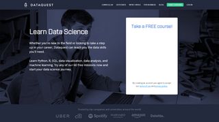 
                            4. Dataquest: Learn Data Science With Python And R Projects