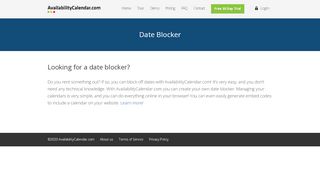 
                            2. Dateblocker | Create an Availability Calendar | AvailabilityCalendar ...