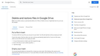 
                            3. Dateien in Google Drive löschen und wiederherstellen - Android-Gerät ...