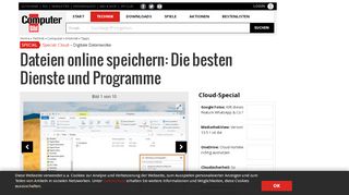 
                            10. Dateien online speichern: Die besten Dienste und ... - Computer Bild