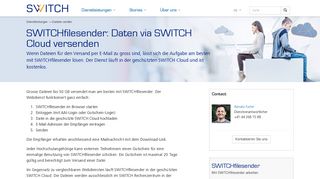 
                            3. Dateien senden - Dienstleistungen - SWITCH