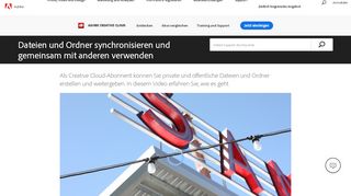 
                            5. Dateien und Ordner über Adobe Creative Cloud synchronisieren ...