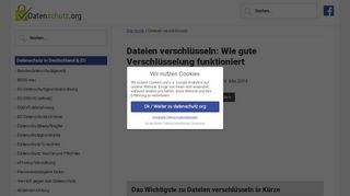 
                            3. Dateien verschlüsseln & schützen I Datenschutz 2019