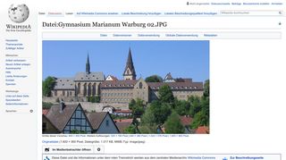 
                            12. Datei:Gymnasium Marianum Warburg 02.JPG – Wikipedia