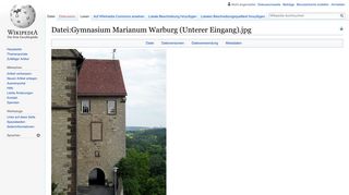 
                            8. Datei:Gymnasium Marianum Warburg (Unterer Eingang).jpg – Wikipedia