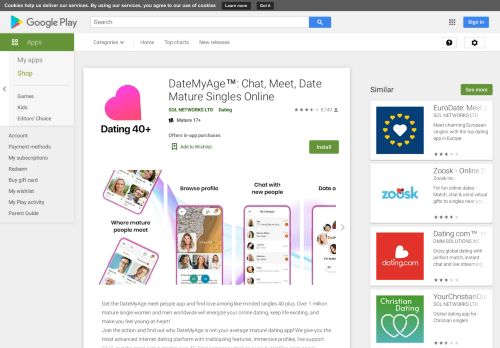 
                            2. DateMyAge: Dating for mature singles - Apps on Google Play
