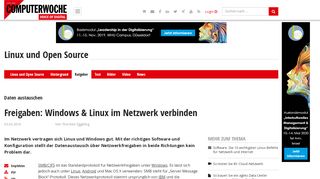 
                            9. Daten austauschen: Freigaben: Windows & Linux im Netzwerk ...