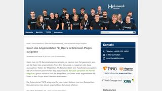 
                            2. Daten des Angemeldeten FE_Users in Extension Plugin ... - TYPO3 Blog