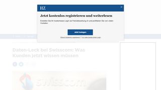 
                            7. Daten-Leck bei Swisscom: Was Kunden jetzt wissen müssen ...