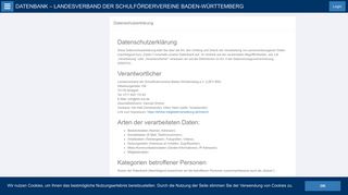 
                            2. Datenbank – Landesverband der Schulfördervereine Baden ...
