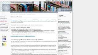 
                            12. Datenbank Perinorm | IZUS / Universitätsbibliothek Stuttgart ...