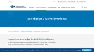 
                            7. Datenbanken / Fachinformationen | Medizinischer Dienst der ...