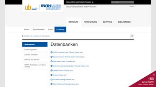 
                            3. Datenbanken - RWTH AACHEN UNIVERSITY Universitätsbibliothek ...