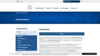 
                            13. Datenbanken – Universitätsbibliothek Erlangen-Nürnberg