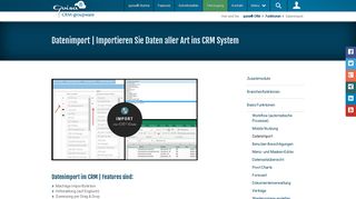 
                            8. Datenimport im CRM | CSV-Dateien ins CRM importieren - quisa® CRM