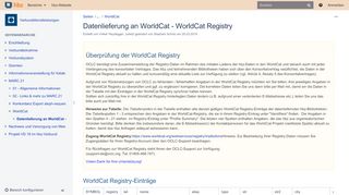 
                            8. Datenlieferung an WorldCat - WorldCat Registry - hbz wiki