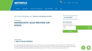 
                            8. Datenschutz: Alles Wichtige zur DSGVO - Mittwald